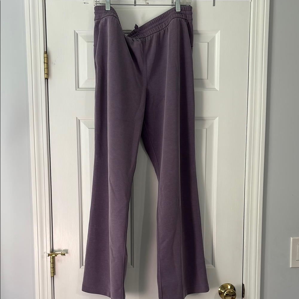 Lululemon Softstreme High Rise Lounge Pants Size 14 Purple Ash | Pull Tag Attach
